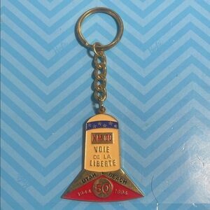 D-Day 50th Anniversary Utah Beach Keychain (1944-1994)